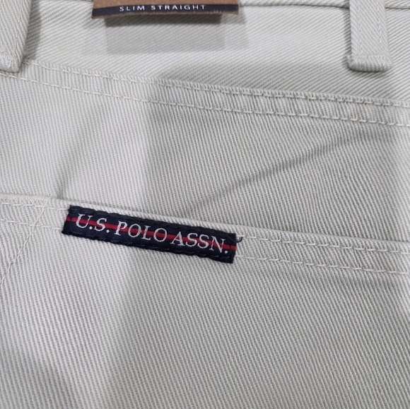 Polo Ralph Lauren Men's Size 40/32 Khaki Cotton Straight Leg Pants - Picture 6 of 16